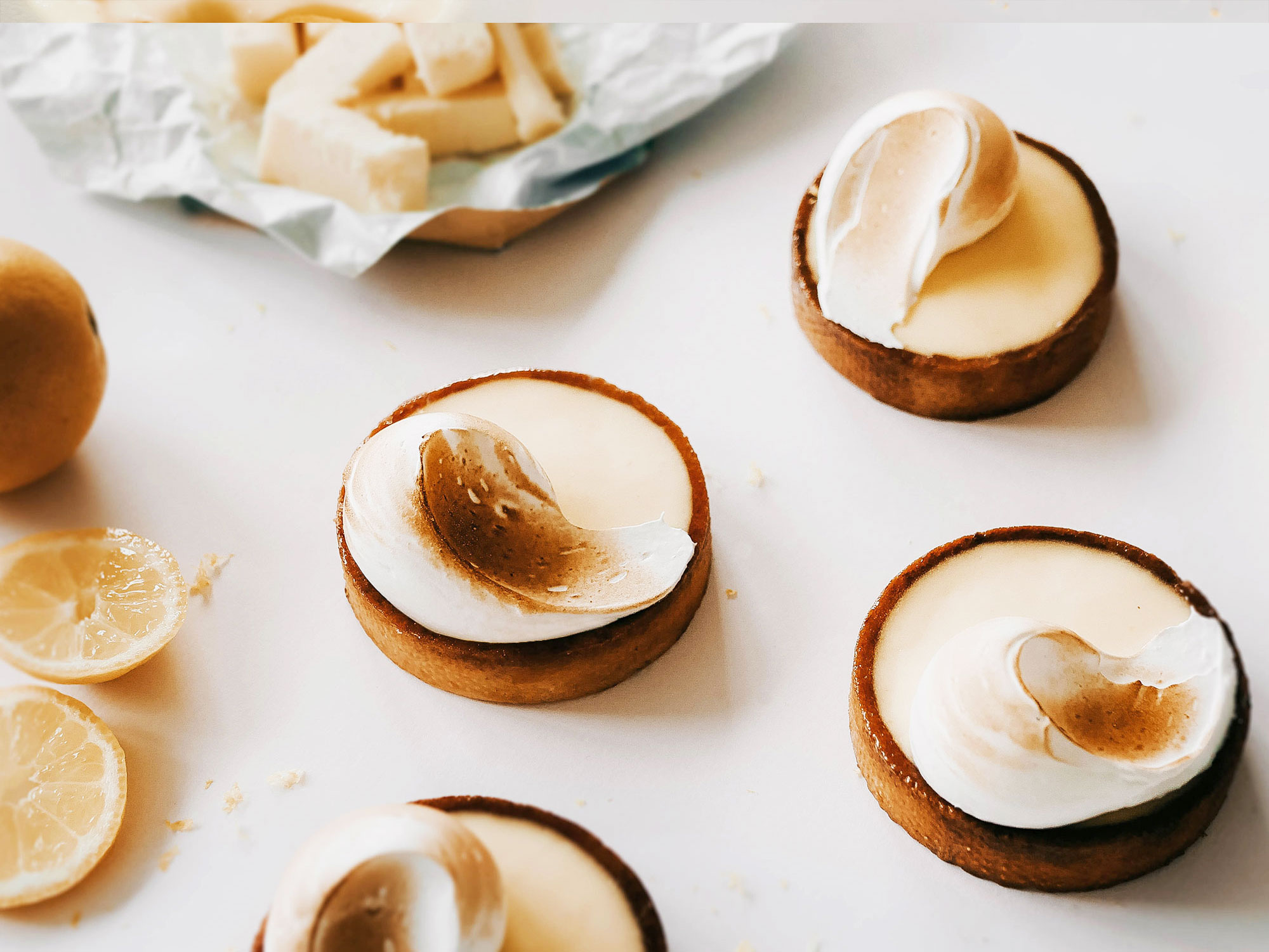 Tartelettes au citron meringuée